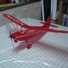 Nice Stinson Voyager submitted by Bill Hill.  Built from a Pat Trittle short kit-38.8 grams without rubber.