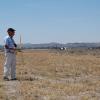 Herb Kothe sensing the air before launching his Taylorcraft