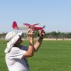 Bill Pieatic, a new Rio Grande Squadron member from Wisconsin, launching his FA Moth