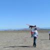 Bob Wetherel launches a Power Scale Monocoupe at WESTFAC1