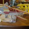 I believe this modified Waco biplane belongs to SCAMPS member Fernando Ramos.  SCAMPS (Southern California Antique Model Plane Society) was also a WESTFAC sponsor.