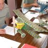 Larry Terrigno with Fokker D-VII built by Mike Palrang