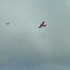 Some elements of the WWI mass launch on Saturday.  The Bristol M-1 in the foreground was quite the flyer.