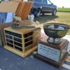 The Walt Mooney Peanut and the Grand Champion Trophies